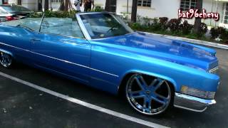 70s Cadillac Deville Convertible DROPPED on 24quot Forgiatos  1080p HD [upl. by Letnom]