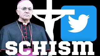 Bishop Vigano KICKED OFF TWITTER Says Church is headed for SCHISM [upl. by Harte890]