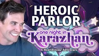 Hearthstone Heroic Karazhan The Parlor and Prologue [upl. by Ymmac]