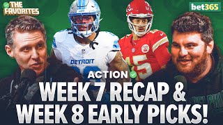 Early Week 8 Bets amp NFL Week 7 Recap with Chad Millman amp Simon Hunter  The Favorites Podcast [upl. by Corie]