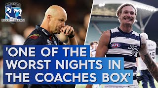 Crows coach under fire for letting freakish Cats star run riot  Sunday Footy Show  Footy on Nine [upl. by Orose]