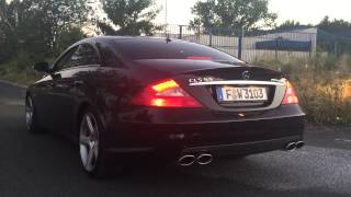 CLS 55 AMG Exhaust [upl. by Adelbert]