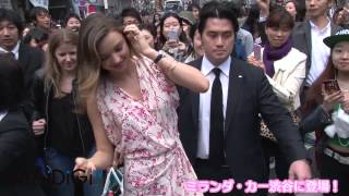 ミランダ・カー渋谷に登場！ Miranda Kerr [upl. by Yajiv]