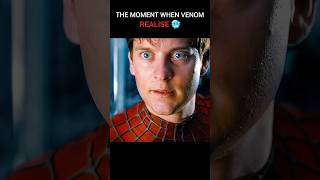 THE MOMENT WHEN VENOM REALISE 🔥 marvel venom3 spiderman shorts [upl. by Edme]