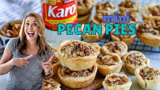 MINI Pecan Pies in a mini muffin pan [upl. by Pell]