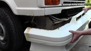 Motorhome Camper RV Front Bumper Refitment Talbot Express [upl. by Faruq306]