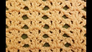 The Fern Lace Stitch Crochet Tutorial [upl. by Romeyn150]