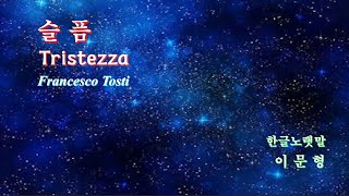 Tosti Tristezza 토스티 슬픔 Tenor 이문형 [upl. by Gotthard]