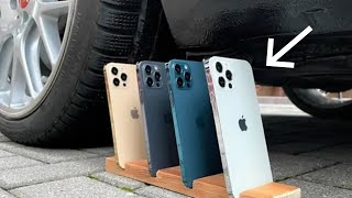 4x iphone 15 pro max vs car experiment 😱 best satisfying video with car [upl. by Jordanna]