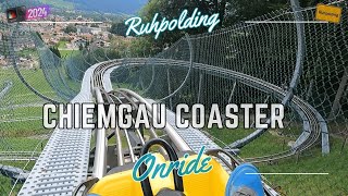 Chiemgau Coaster  Ruhpolding  Onride  Bayern  Sommerrodelbahn  4K  2024  Alpen  Traunstein [upl. by Stilwell]