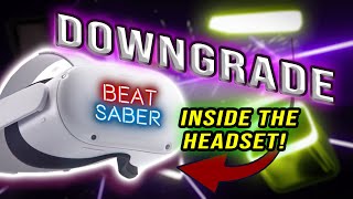 Downgrade Beat Saber INSIDE your VR headset New Downgrading method for Oculus Quest amp Quest 2 [upl. by Orr]