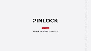 How to adjust the Pinlock® Two Component Pins [upl. by Loux]