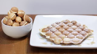 How to Make Bubble Waffles  Homemade Egg Waffles  Bubble Waffle Recipe [upl. by Nnaitsirhc885]