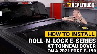 How to Install RollNLock ESeries XT Tonneau Cover on a 2021 Ford F150 [upl. by Vasilis8]