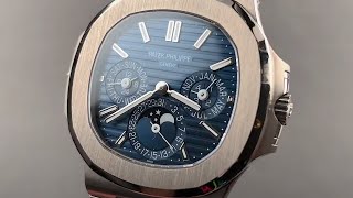 Patek Philippe Nautilus Perpetual Calendar 57401G001 Patek Philippe Watch Review [upl. by Timmons501]