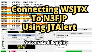 Connecting WSJTX To N3FJP Using JTAlert  JTAlert Install For WSJTX And N3FJP [upl. by Arahset]