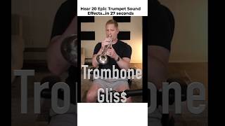 Hear 20 Epic Trumpet Sound Effects…in 27 seconds trumpet trumpetlessons trumpetlearning [upl. by Mariand387]