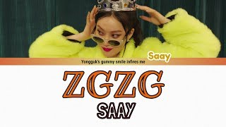 SAAY  ZGZG LYRICS HANROMENG [upl. by Arem]