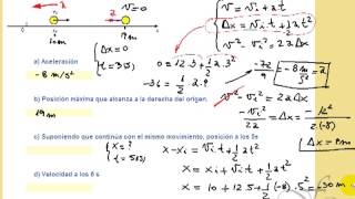 Movimiento Rectilíneo Uniformemente Variado MRUV Ejercicio completo [upl. by Melicent]