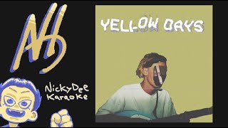 Yellow Days  Gap In The Clouds Karaoke [upl. by Airdua]