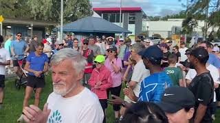 Tuggeranong parkrun wedding 500 parkruns milestone and a parkrun retirement [upl. by Pachston]