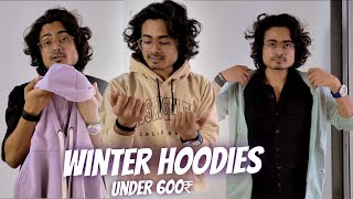 Top 5 Affordable Quality Winter Hoodies Under 600₹ [upl. by Anha]