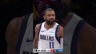 A onehand alleyoop dunk 😳 Kyrie shows off his bounce ⚡ MFFL [upl. by Ahsitnauq]