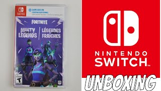 FORTNITE MINTY LEGENDS PACK NINTENDO SWITCH UNBOXING [upl. by Milissa]