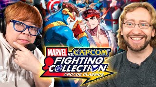 We PLAYED Marvel Vs Capcom Fighting Collection w jwonggg [upl. by Girard]