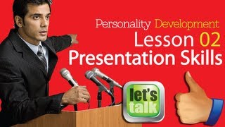 Presentation Skills  Personality development skills Chapter 03 [upl. by Maurilia]