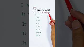 Same Contractions of Different Words contraction english shorts [upl. by Catlee381]