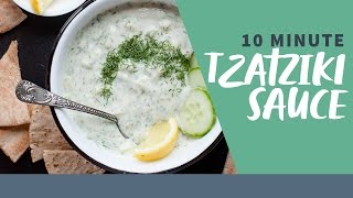 How to Make Ten Minute Tzatziki Sauce [upl. by Irallih950]