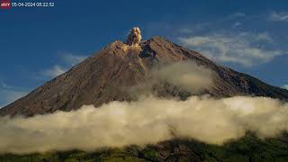 May 4 2024 Volcanic Eruption at Semeru Volcano Indonesia [upl. by Rakel]