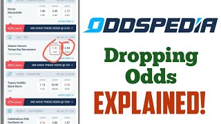 Oddspedia website review on Dropping odds [upl. by Nodanrb]