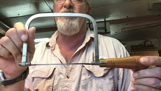 Klein coping knife and my antique coping saw [upl. by Antoinetta929]