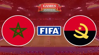 Morocco vs Angola  Friendly Match 2024  eFootball PES Gameplay PC HD [upl. by Brianna]