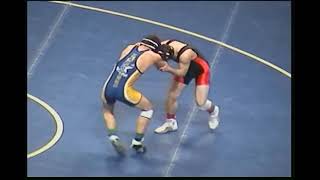 2007 MHSAA Division 1 Finals 112 Pounds Zach Jones Hartland vs Justin Fleeson Belleville [upl. by Takeo]