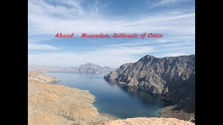 Musandam Oman Dibba tour from Dubai Road trip to Khasab Dolphine view Mountain safari [upl. by Yelyab]