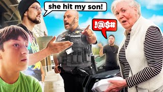 Random Grandma Hit My Son I Called Police FV Hibachi Dinner Storytime [upl. by Helaine60]