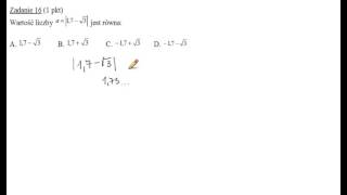 Zadanie 16 Matura z matematyki listopad 2014r Operon [upl. by Nahsad804]