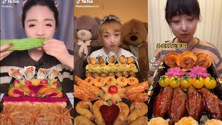 Chinese eating  Fast eating  ASMR  TikTok Mukbang compilation [upl. by Macpherson118]