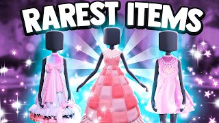 RAREST ITEMS in Dress to Impress [upl. by Cryan]