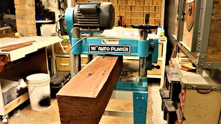 Woodworking Machinery Sound Effect  Power Tool Sounds  Timber Planer Thicknesser Machine [upl. by Emarej]