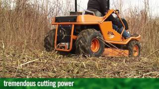 AS 940 Sherpa 4WD cutting high scrub and brushes [upl. by Nosaj]