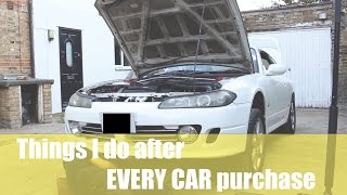 First Things I Do For Every Car Purchase  Nissan S15 Spec R  PerformanceCars [upl. by Larual]