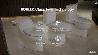 Kohler Class 5 Toilet Extraordinarily Powerful Flushing Performance [upl. by Niwri]