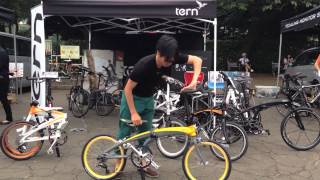 Tern Bicycles JAPAN Verge X30h Folding  PREMIUM BIKE IMPRESSION 2014  ターン 折りたたみ方 [upl. by Wilhide]