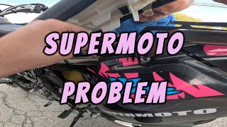 SUPERMOTO PROBLEMS Supermoto Vlog [upl. by Iclehc305]