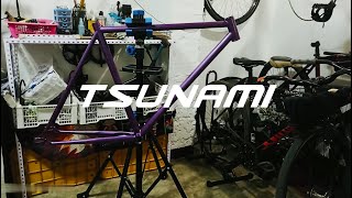 TSUNAMI BACK TO THE STREETCUSTOM FIXED GEAR BUILD [upl. by Euqinomad]