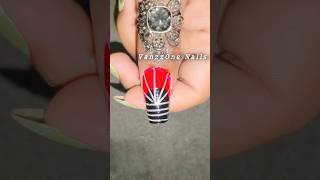 Striping tape nail art 💅 nailart2024 nailarthacks youtubeshorts reel reels shorts [upl. by Anilef325]